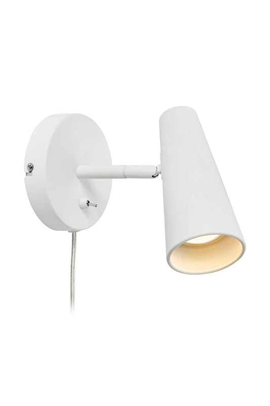 Crest vit vägglampa 108199 | Crest white wall lamp 108199 | Crest weiß Wandleuchte 108199