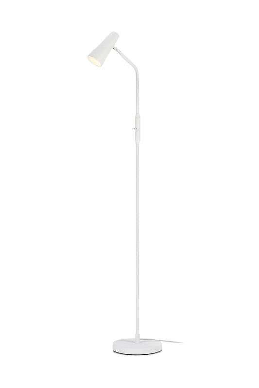 Crest vit golvlampa 108205 | Crest white floor lamp 108205 | Crest weiß Stehlampe 108205