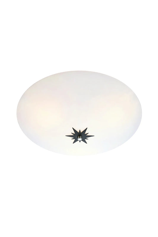Rose vit plafond 43 cm 108208 | Rose white flush mount ceiling light 108208 | Rose weiß Deckenleuchte 108208