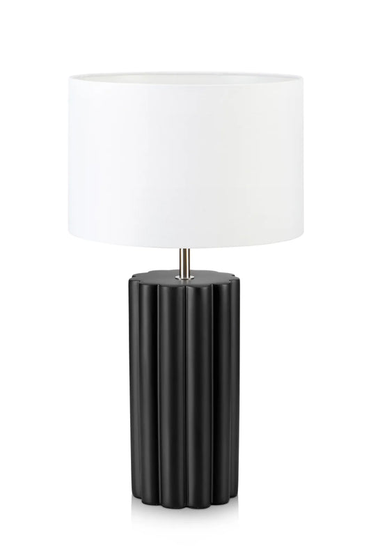 Column vit bordslampa | Column white table lamp | Column weiß Tischlampe