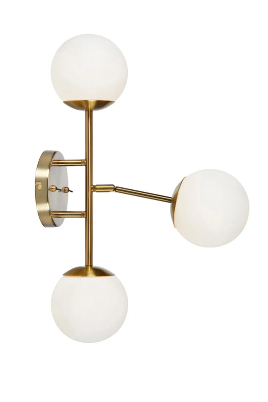 Trinity vit vägglampa 108254 | Trinity white wall lamp 108254 | Trinity weiß Wandleuchte 108254