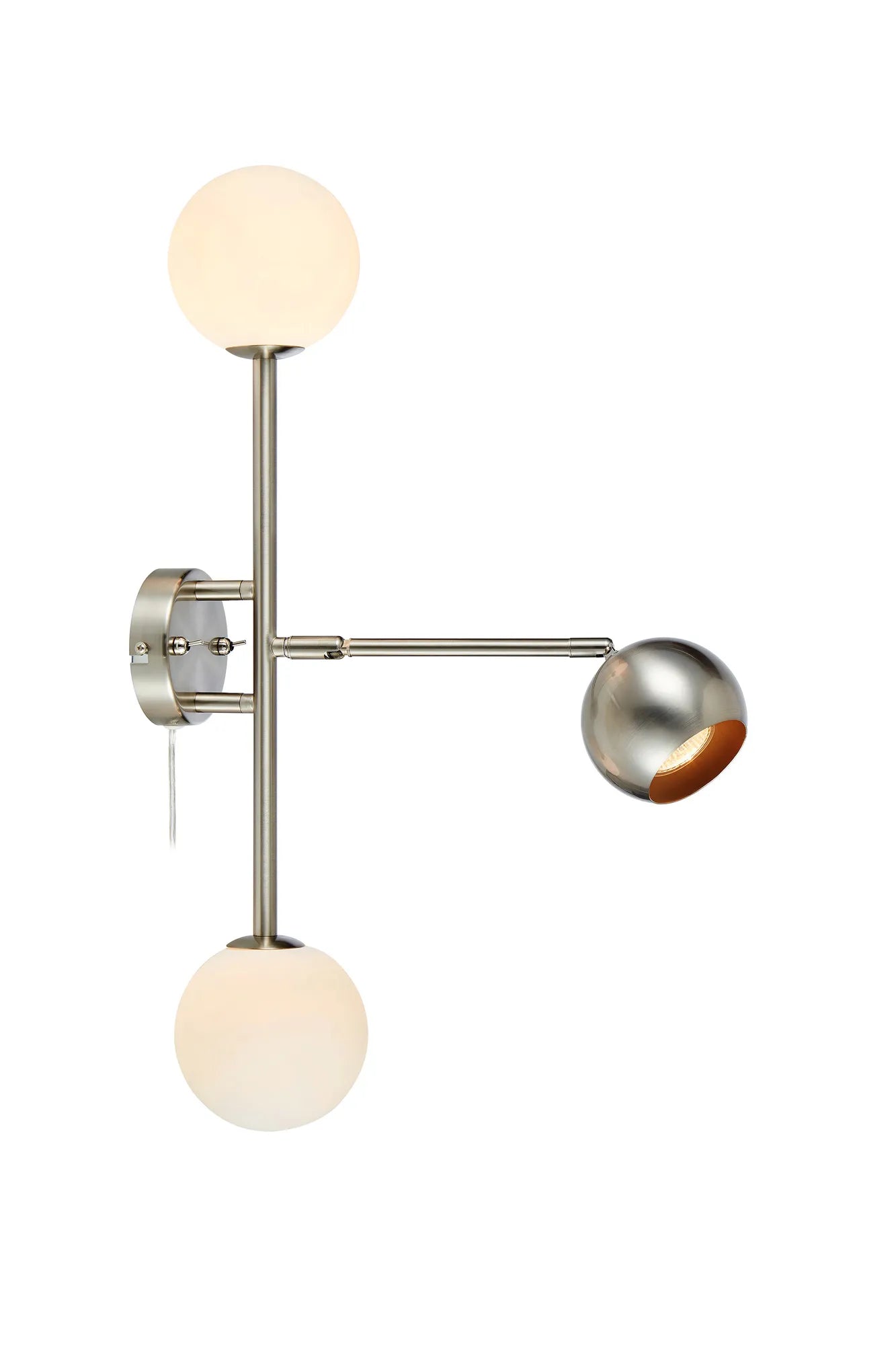 Beside stål vägglampa 108256 | Beside steel wall lamp 108256 | Beside Stahl Wandleuchte 108256