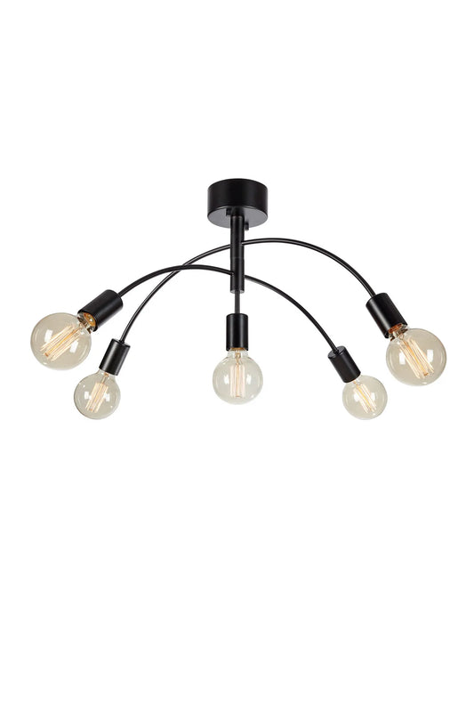 Cygnus svart plafond 108284 | Cygnus black flush mount ceiling light 108284 | Cygnus schwarz Deckenleuchte 108284