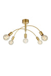 Cygnus guld plafond 108285 | Cygnus gold flush mount ceiling light 108285 | Cygnus Gold Deckenleuchte 108285