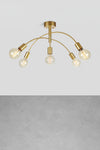 Cygnus guld plafond stilren belysning | Cygnus gold flush mount | Cygnus Gold Deckenleuchte minimalistische Beleuchtung