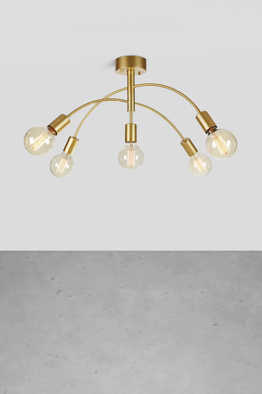 Cygnus guld plafond stilren belysning | Cygnus gold flush mount | Cygnus Gold Deckenleuchte minimalistische Beleuchtung