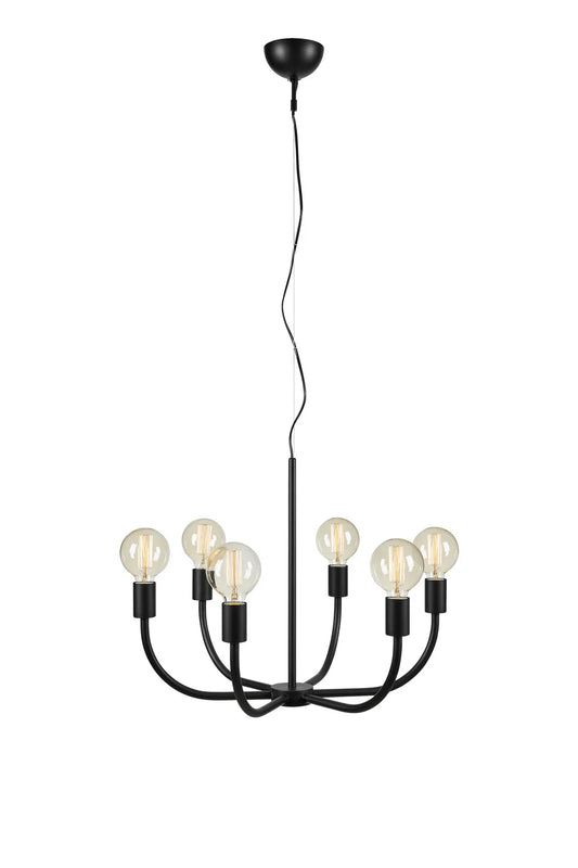 Amistoso svart taklampa | Amistoso black pendant lamp | Amistoso schwarz Pendelleuchte