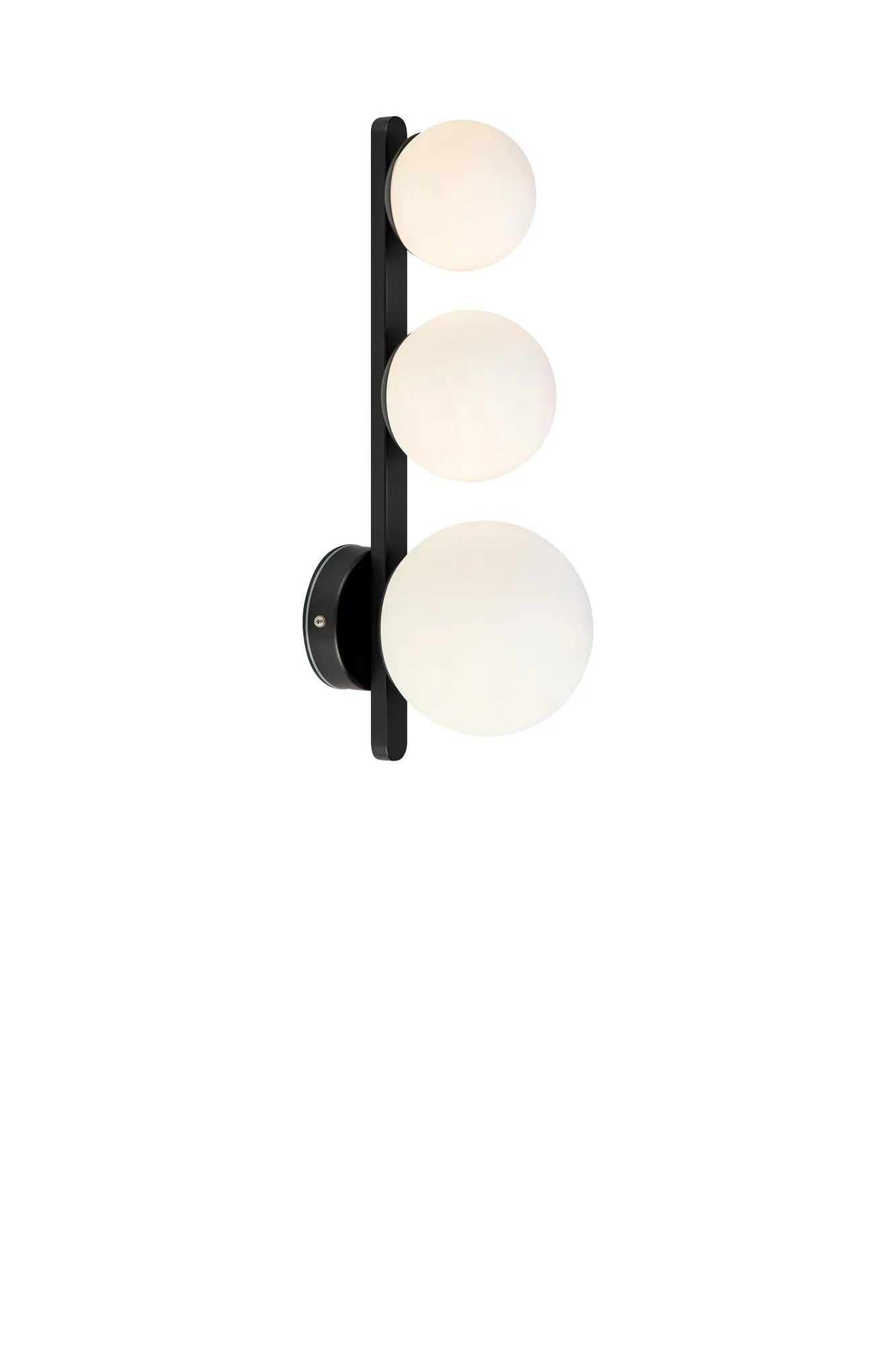 Puro svart vägglampa | Puro black wall lamp | Puro schwarz Wandleuchte