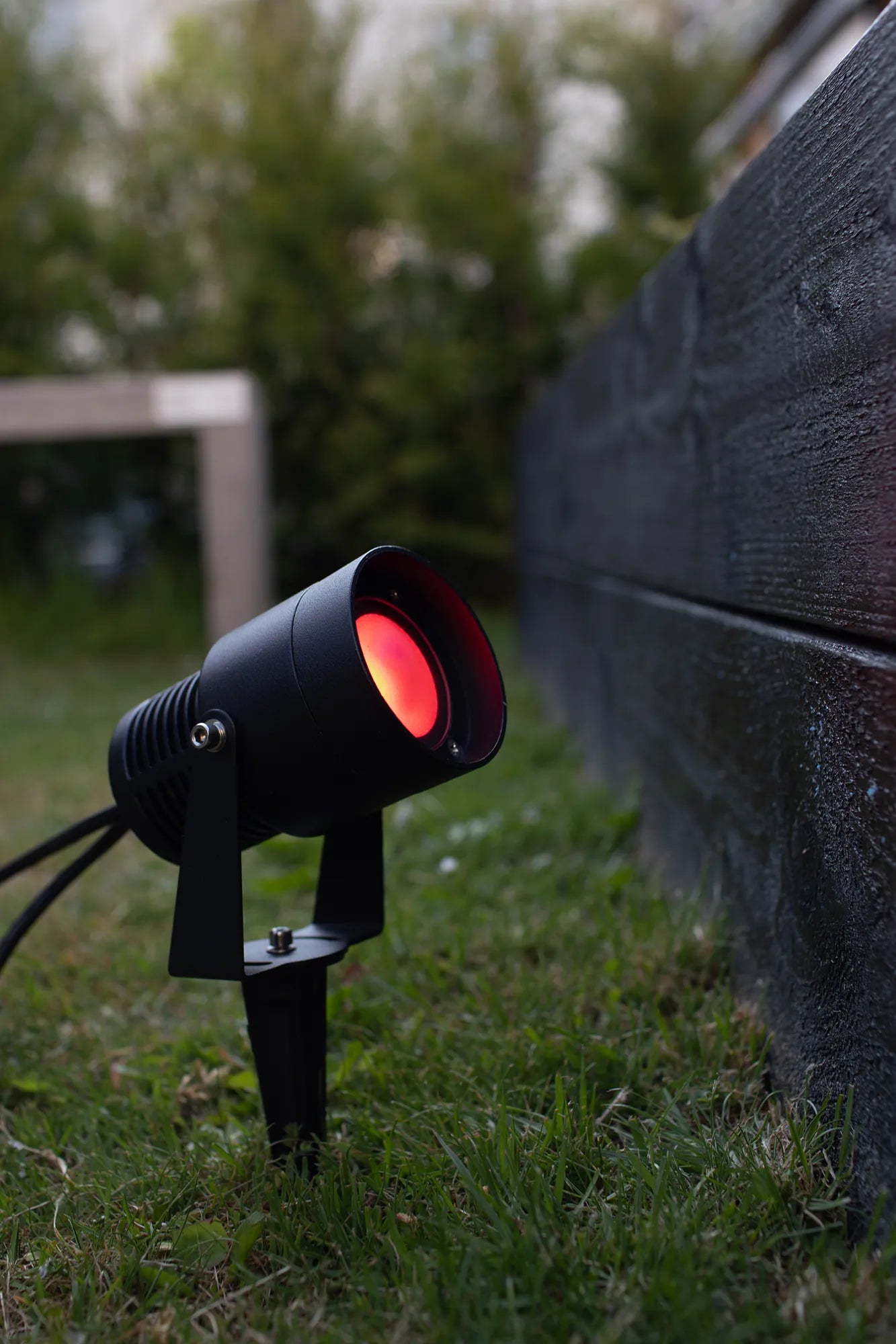 Garden 24 svart spotlight utomhusbelysning | Garden 24 black spotlight | Garden 24 schwarz Spotlight