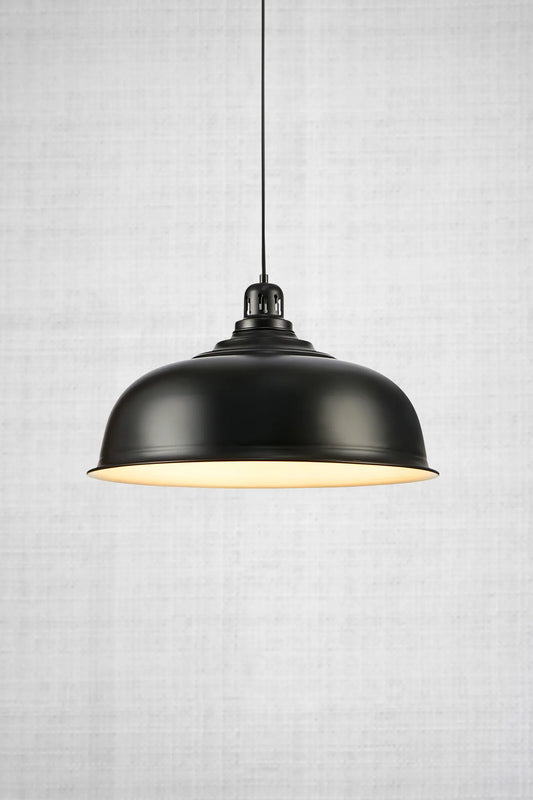 Port svart taklampa stilren belysning | Port black pendant lamp | Port schwarz Pendelleuchte minimalistische Beleuchtung