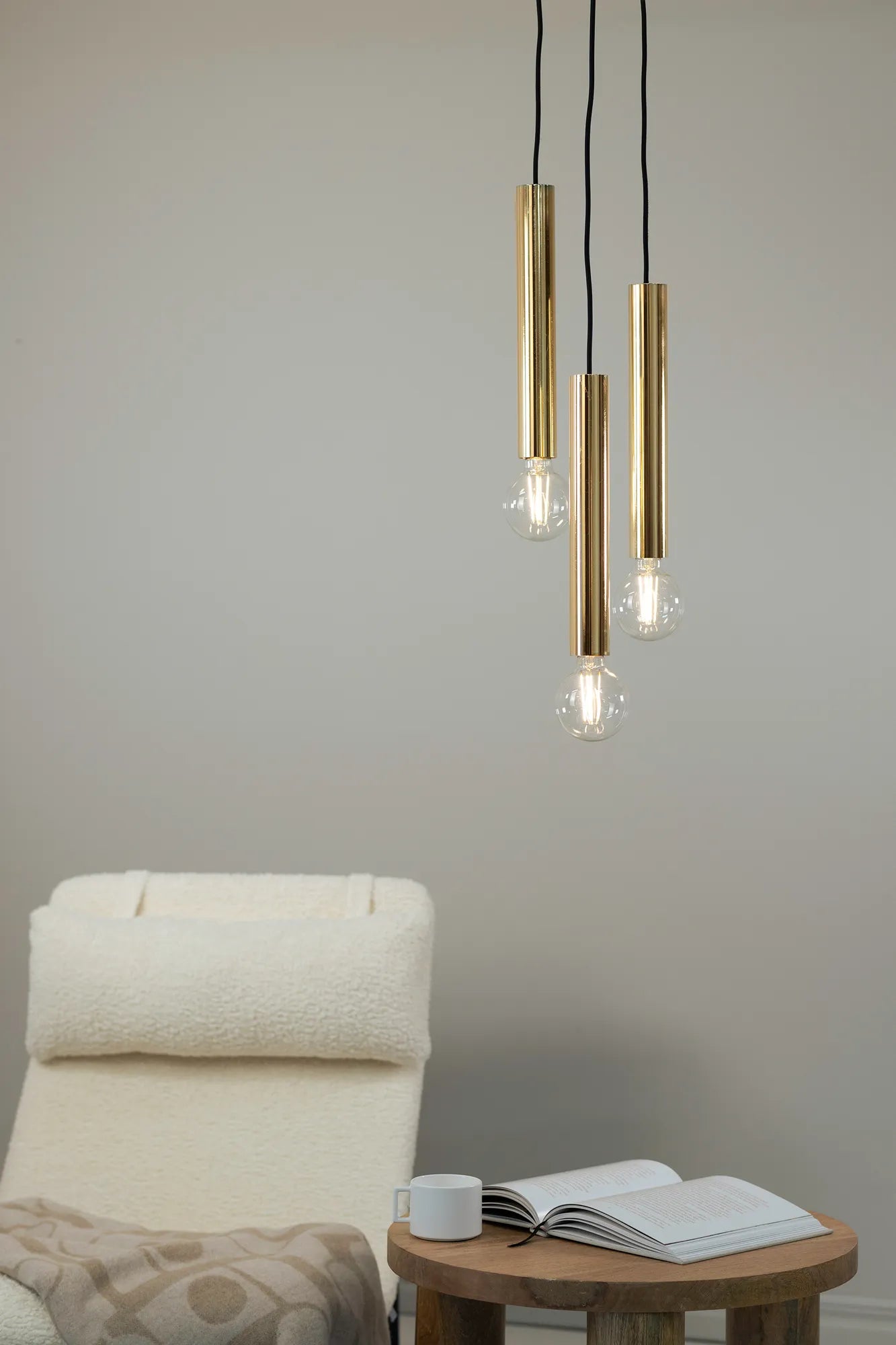 Sencillo mässing taklampa belysning stilren belysning | Sencillo | Sencillo Messing Pendelleuchte minimalistische Beleuchtung