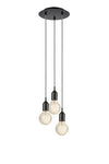 Bronx svart taklampa 108452 | Bronx black pendant lamp 108452 | Bronx schwarz Pendelleuchte 108452