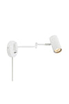 Costilla vit vägglampa 108461 | Costilla white wall lamp 108461 | Costilla weiß Wandleuchte 108461