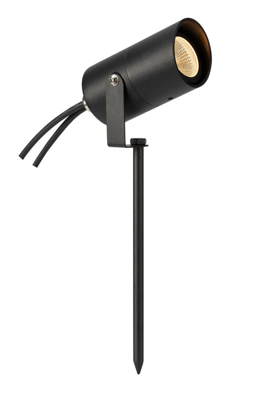 Garden 24 Spotlight Black Cylinder 6W