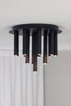 Gocce svart taklampa belysning | Gocce black pendant lamp | Gocce schwarz Pendelleuchte