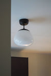 Rise svart plafond belysning | Rise black flush mount ceiling light | Rise schwarz Deckenleuchte