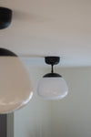 Rise svart plafond skandinavisk design | Rise black flush mount ceiling | Rise schwarz Deckenleuchte skandinavisches Design