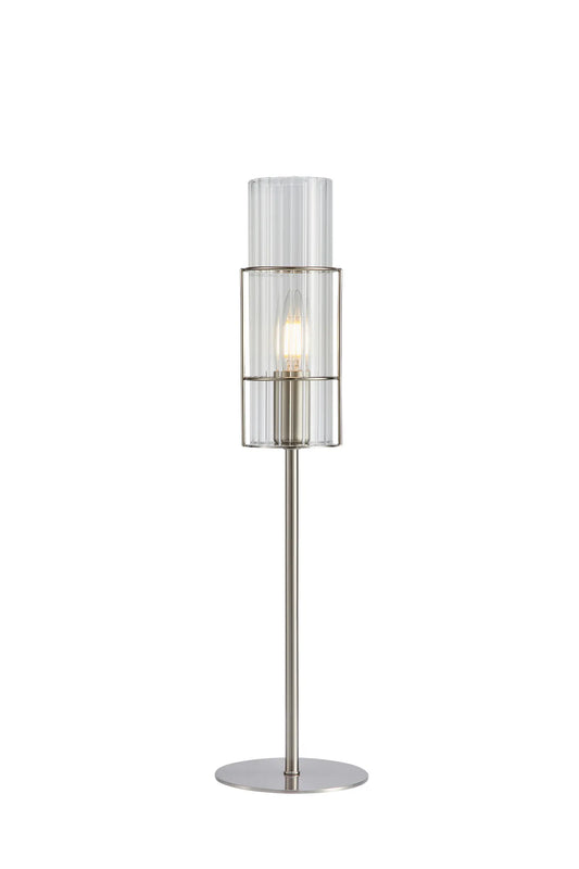 Tubo nickel bordslampa 50 cm 108557 | Tubo nickel table lamp 108557 | Tubo Nickel Tischlampe 108557