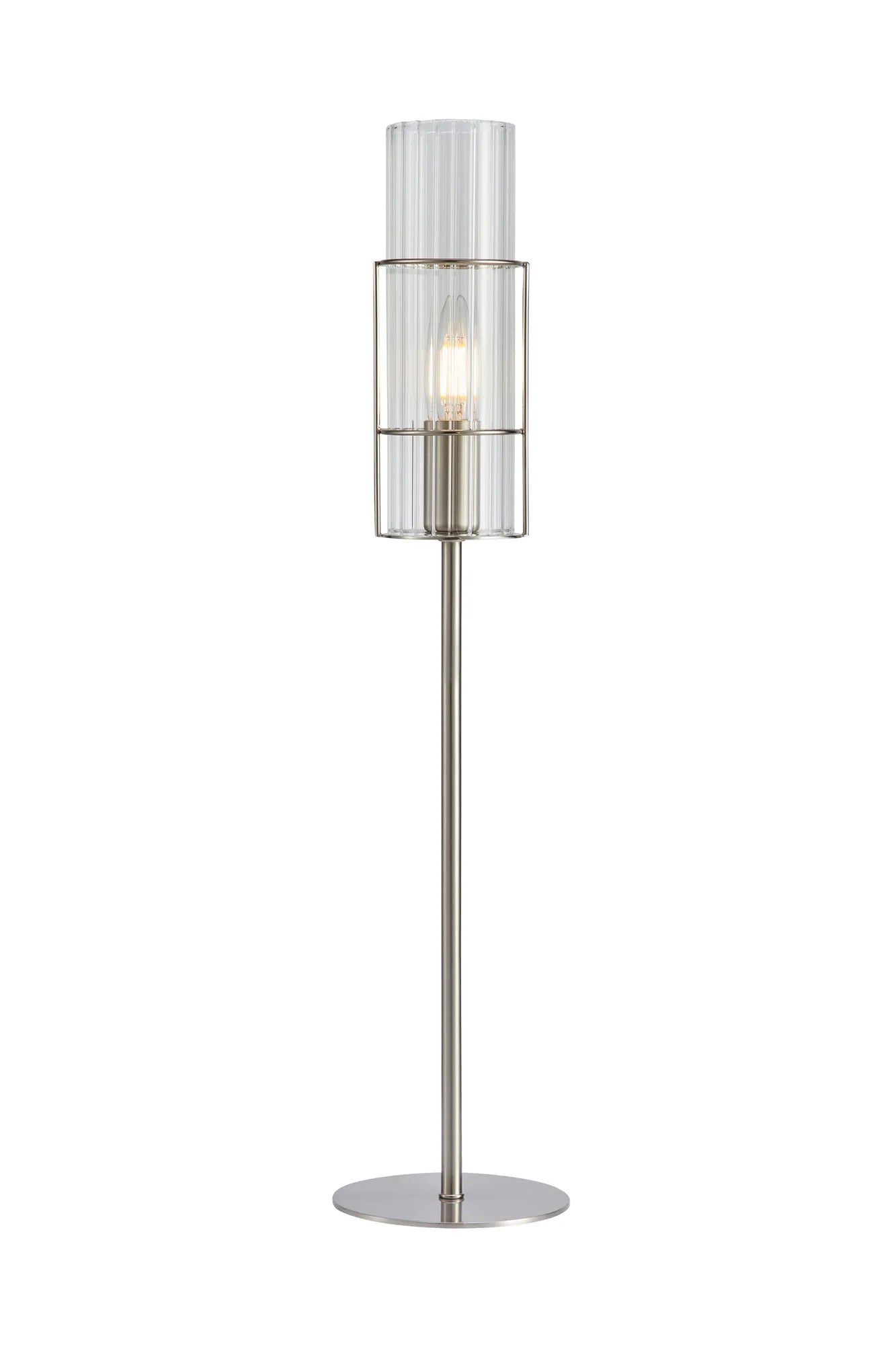 Tubo nickel bordslampa 65 cm 108558 | Tubo nickel table lamp 108558 | Tubo Nickel Tischlampe 108558