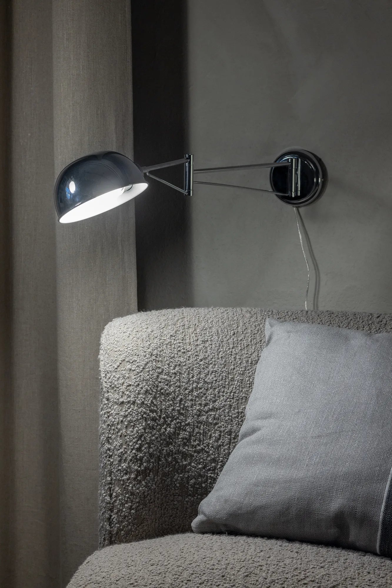 Portland krom vägglampa belysning | Portland chrome wall lamp | Portland Chrom Wandleuchte