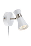 Folie vit vägglampa 108627 | Folie white wall lamp 108627 | Folie weiß Wandleuchte 108627