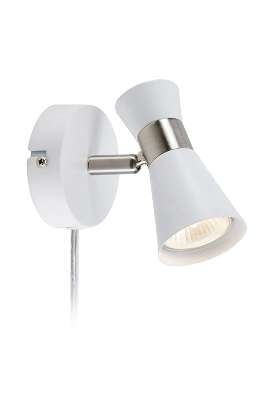 Folie vit vägglampa 108627 | Folie white wall lamp 108627 | Folie weiß Wandleuchte 108627