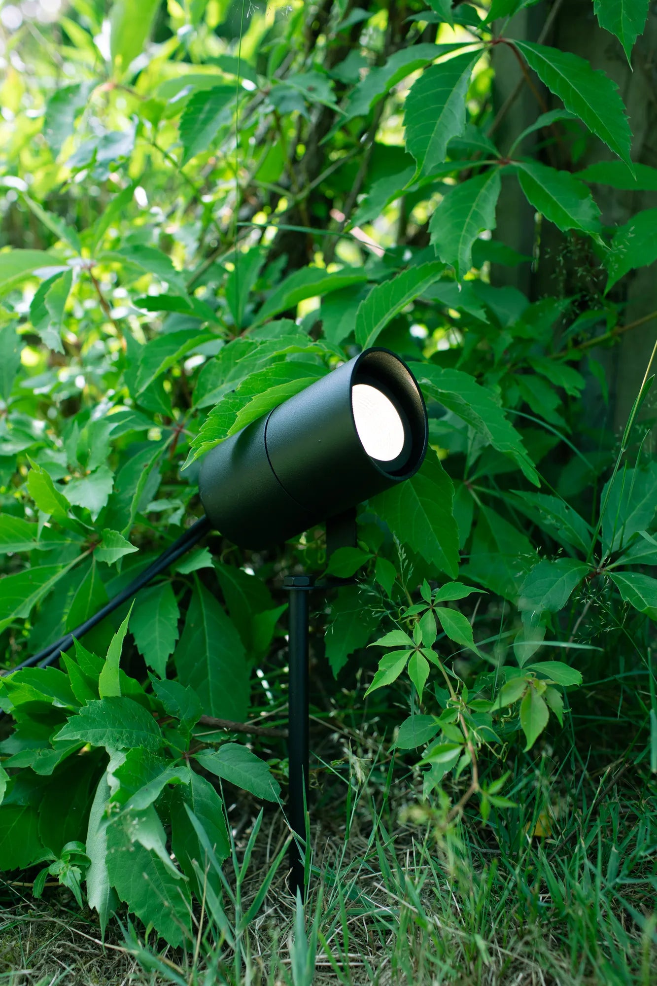 Unite 12 svart spotlight utomhusbelysning | Unite 12 black spotlight | Unite 12 schwarz Spotlight