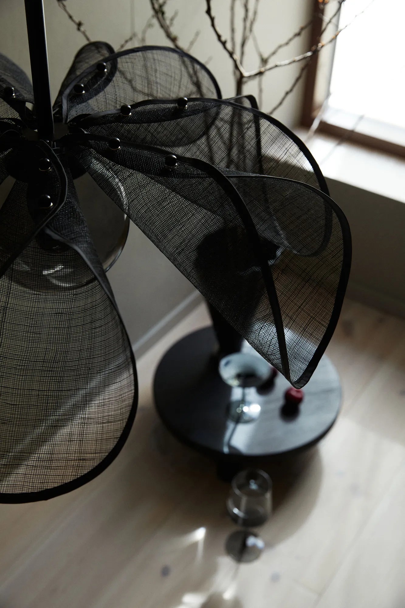 Styrka svart taklampa 63 cm skandinavisk design | Styrka black pendant | Styrka schwarz Pendelleuchte skandinavisches Design