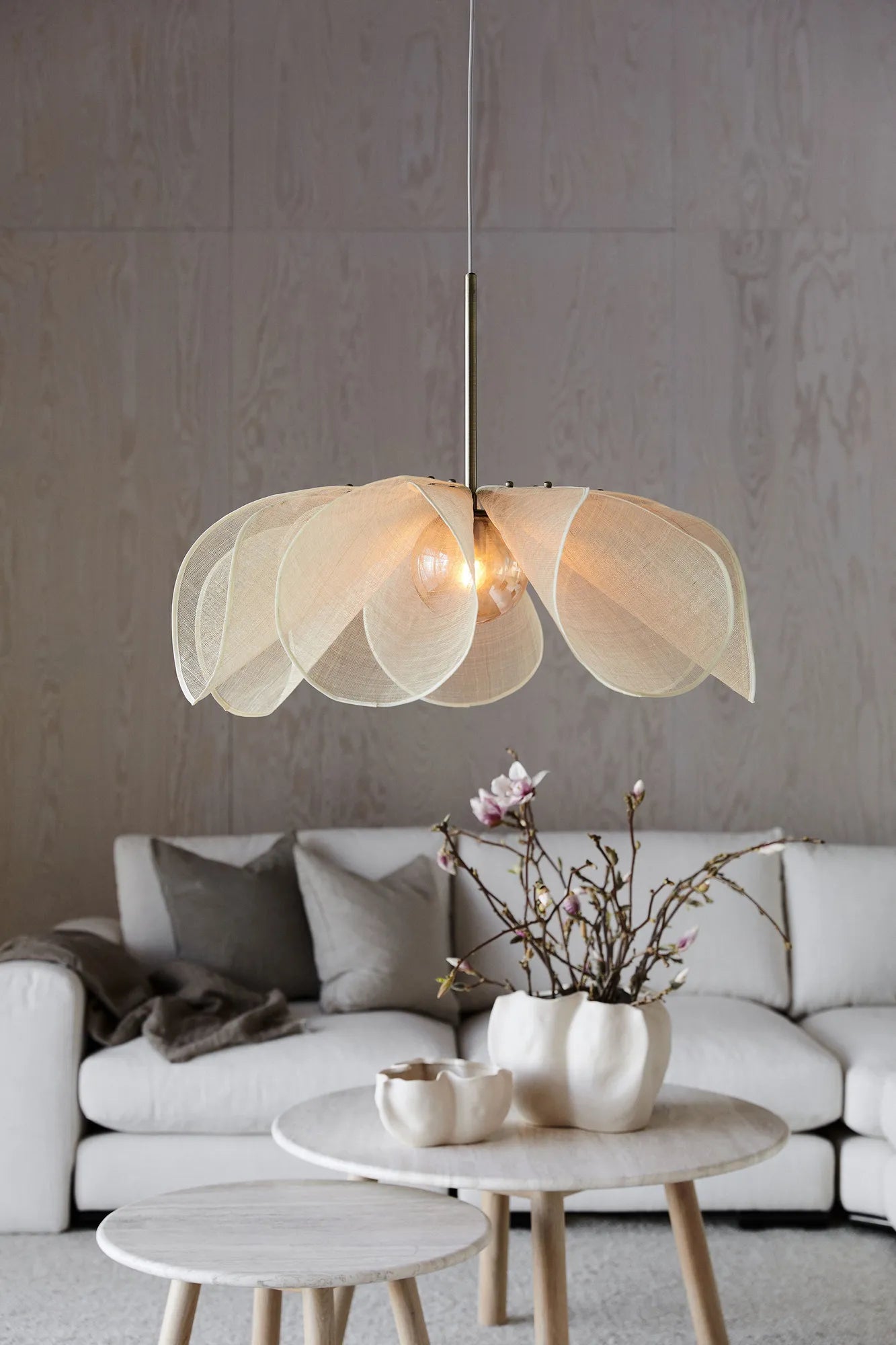 Styrka beige taklampa 75 cm belysning | Styrka beige pendant lamp | Styrka beige Pendelleuchte