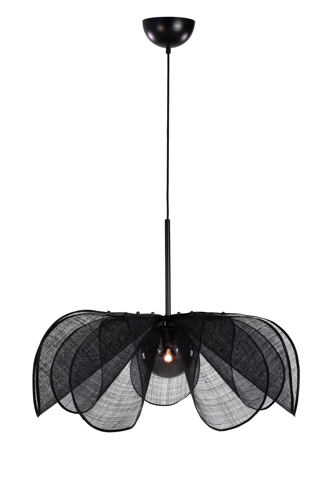 Styrka svart taklampa 75 cm 108662 | Styrka black pendant lamp 108662 | Styrka schwarz Pendelleuchte 108662