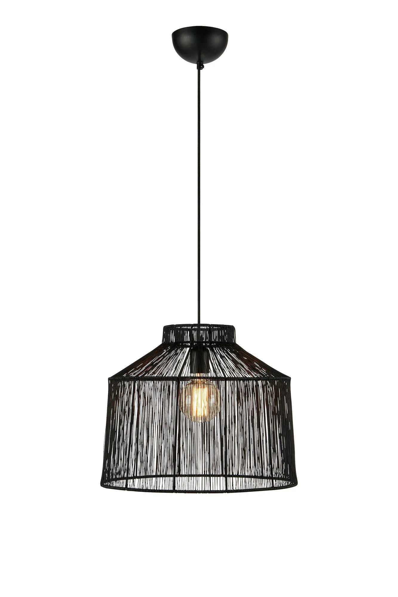 Capanna svart taklampa 108668 | Capanna black pendant lamp 108668 | Capanna schwarz Pendelleuchte 108668