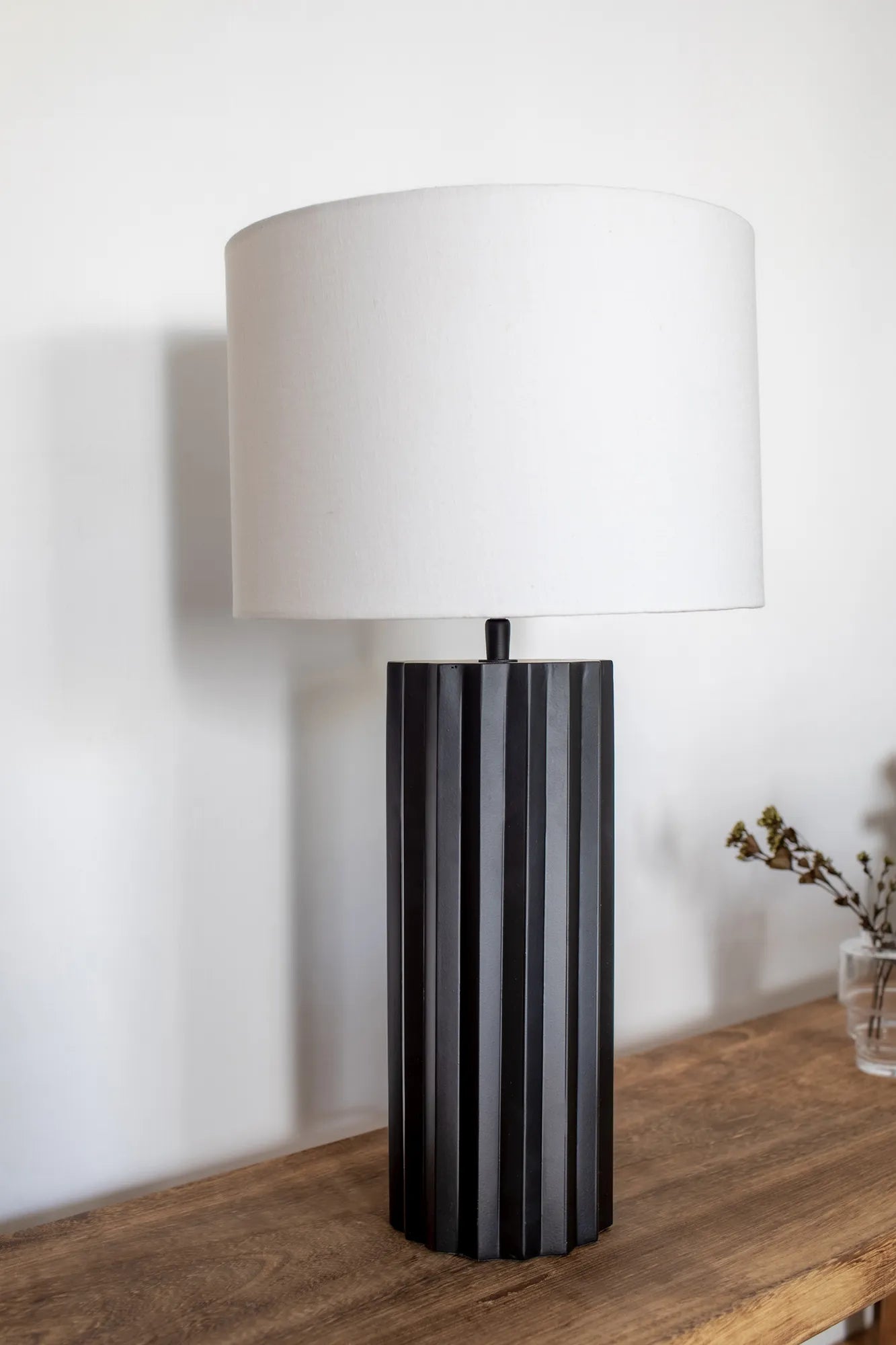 Hashira svart bordslampa belysning | Hashira black table lamp | Hashira schwarz Tischlampe