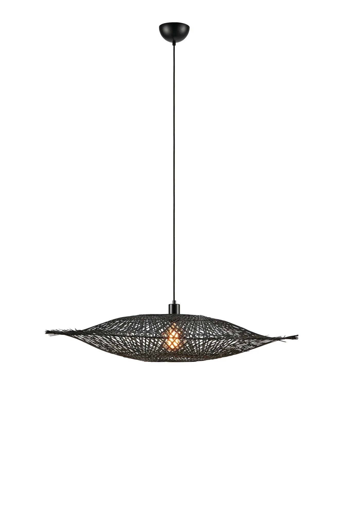 Kumo svart taklampa 92 cm 108672 | Kumo black pendant lamp 108672 | Kumo schwarz Pendelleuchte 108672