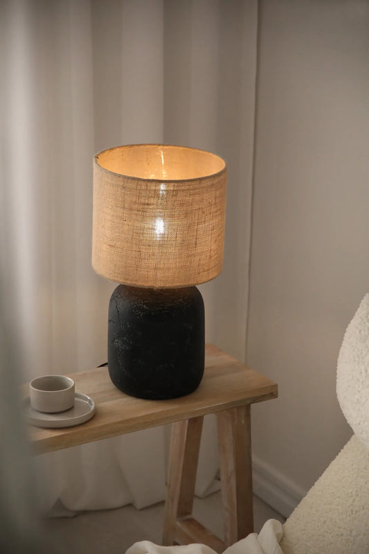 Montagna svart bordslampa 45 cm skandinavisk design | Montagna black | Montagna schwarz Tischlampe skandinavisches Design