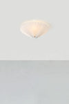 Plisado vit plafond 42 cm stilren belysning | Plisado white flush | Plisado weiß Deckenleuchte minimalistische Beleuchtung