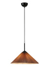 Plisado grå taklampa 50 cm 108709 | Plisado grey pendant lamp 108709 | Plisado grau Pendelleuchte 108709