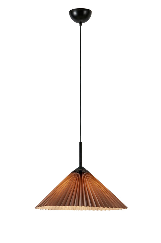 Plisado grå taklampa 50 cm 108709 | Plisado grey pendant lamp 108709 | Plisado grau Pendelleuchte 108709