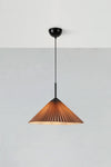 Plisado grå taklampa 50 cm stilren belysning | Plisado grey pendant | Plisado grau Pendelleuchte minimalistische Beleuchtung