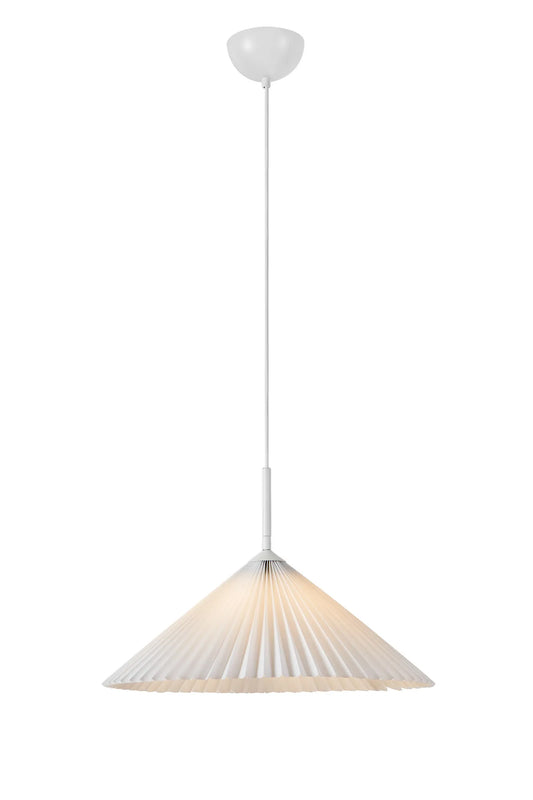 Plisado vit taklampa 50 cm 108711 | Plisado white pendant lamp 108711 | Plisado weiß Pendelleuchte 108711