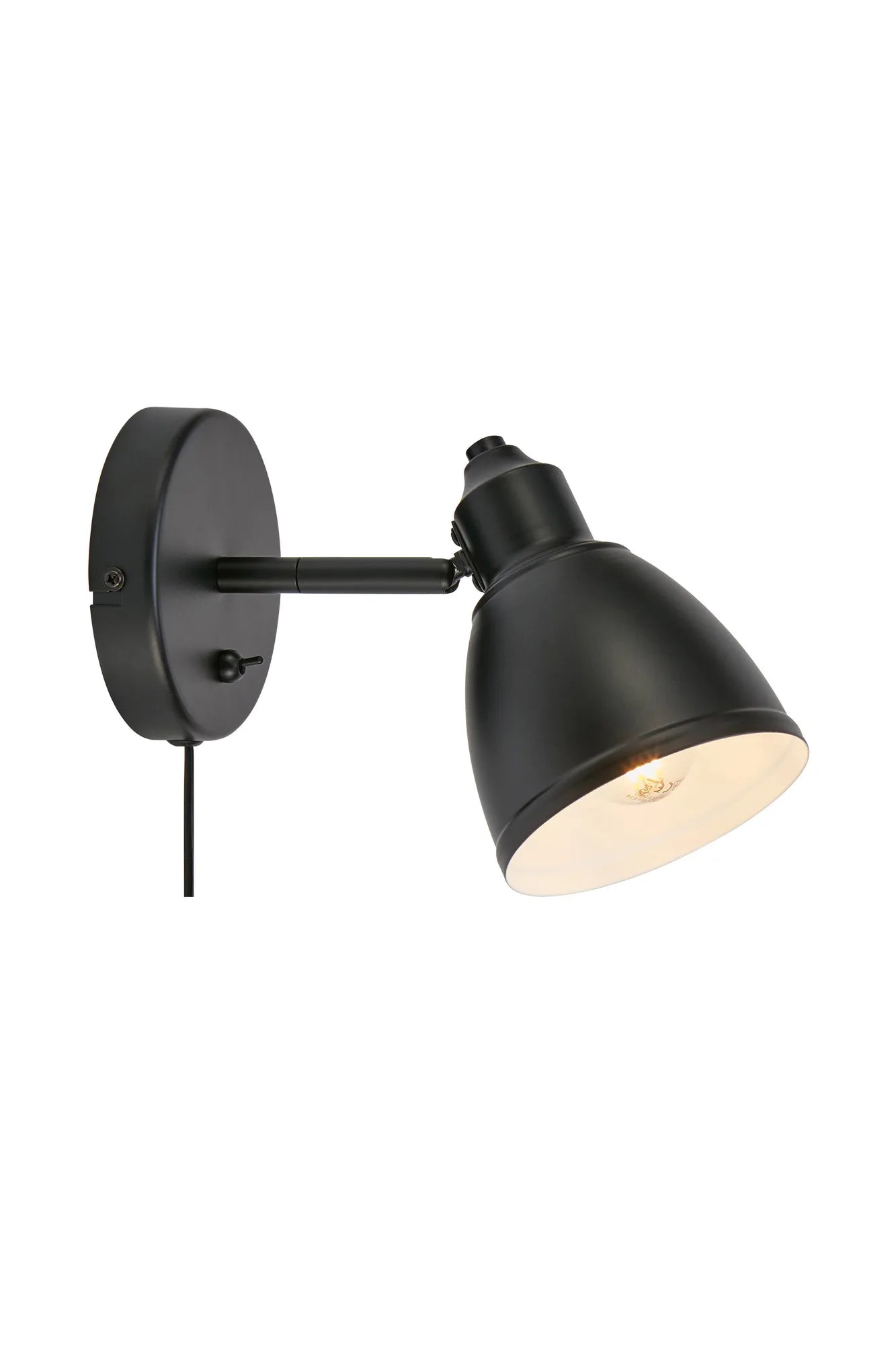 Story svart vägglampa 108712 | Story black wall lamp 108712 | Story schwarz Wandleuchte 108712