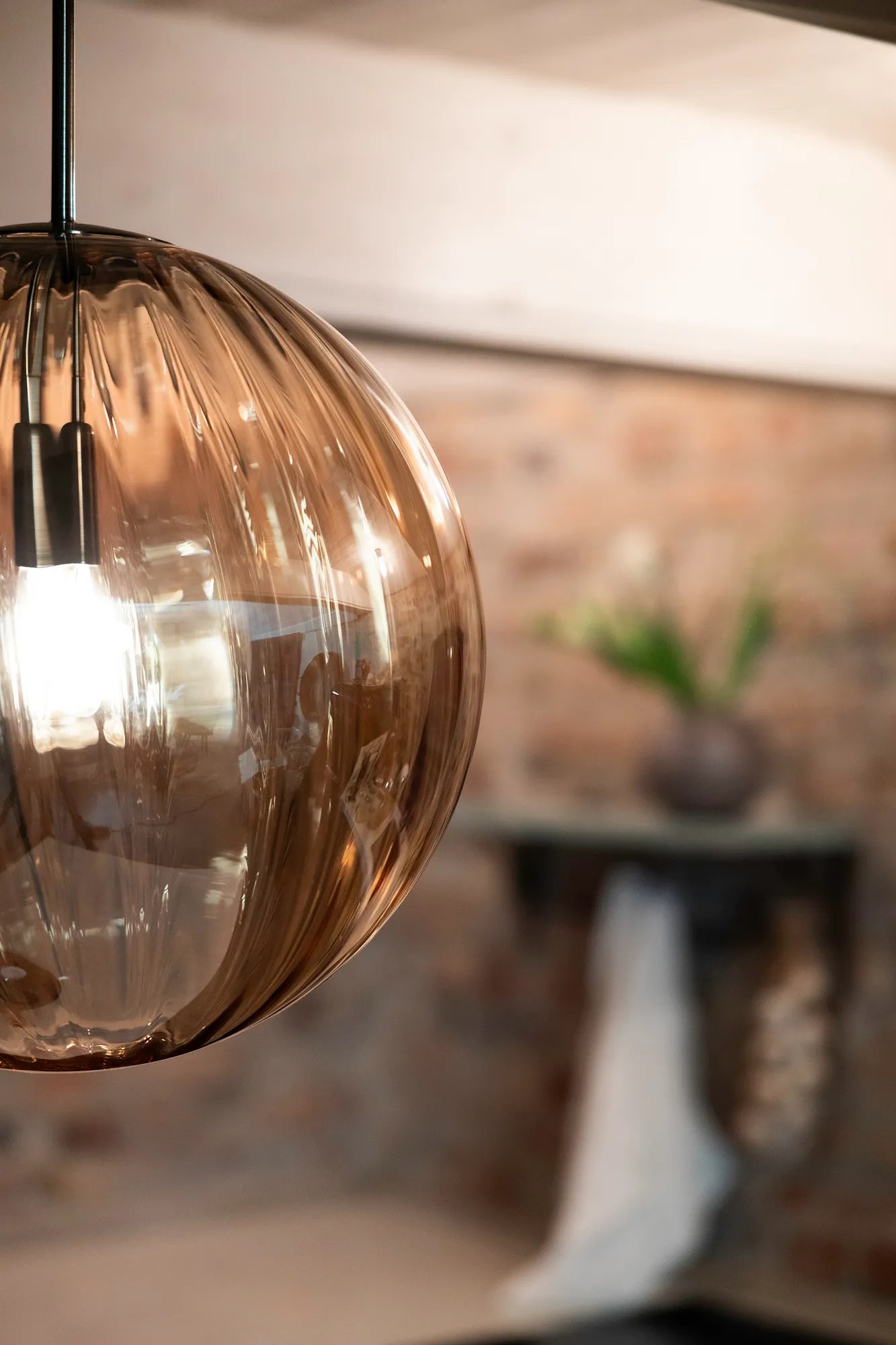 Fengari bärnsten taklampa stilren belysning | Fengari amber | Fengari Bernstein Pendelleuchte minimalistische Beleuchtung