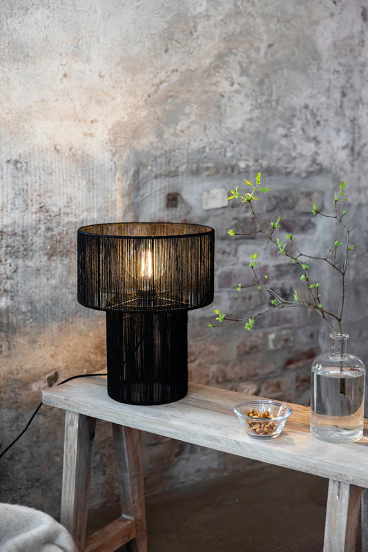 Soga svart bordslampa stilren belysning | Soga black table lamp | Soga schwarz Tischlampe minimalistische Beleuchtung