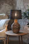 Paglia svart bordslampa belysning | Paglia black table lamp | Paglia schwarz Tischlampe