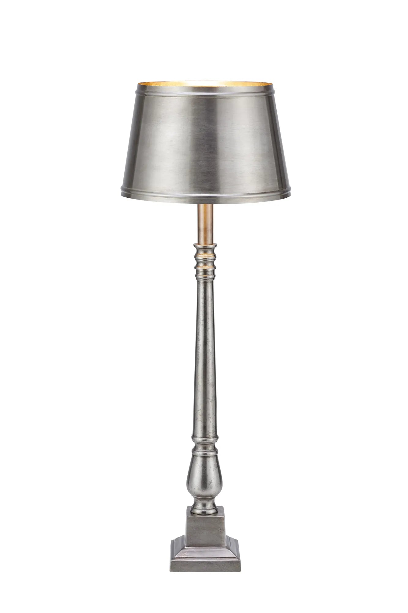 Metallo silver bordslampa 108775 | Metallo silver table lamp 108775 | Metallo Silber Tischlampe 108775