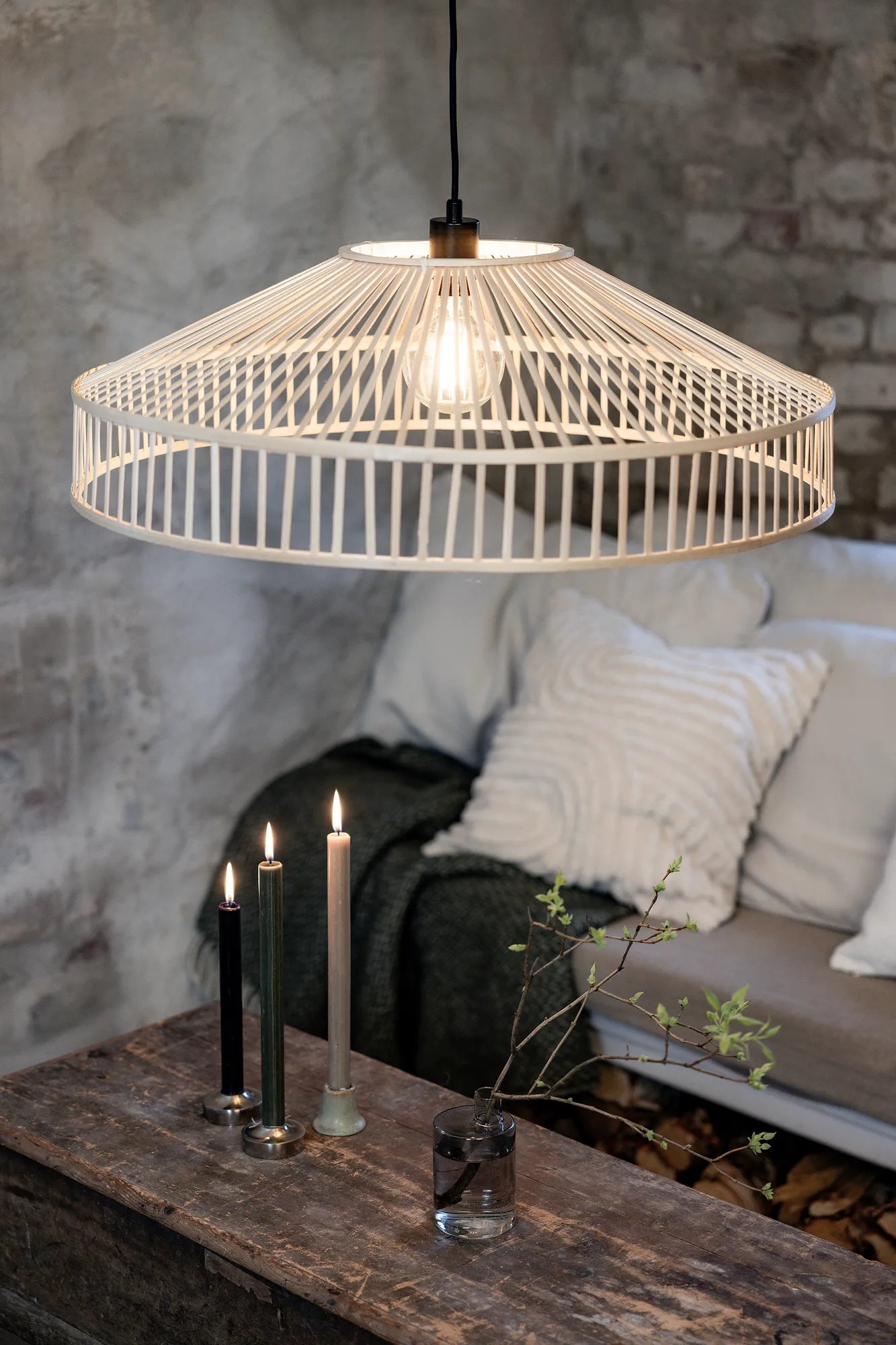 Tapa natur taklampa belysning | Tapa nature pendant lamp | Tapa Natur Pendelleuchte