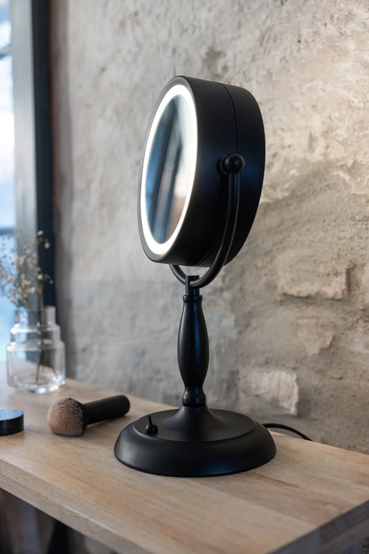Face svart bordslampa stilren belysning | Face black table lamp | Face schwarz Tischlampe minimalistische Beleuchtung