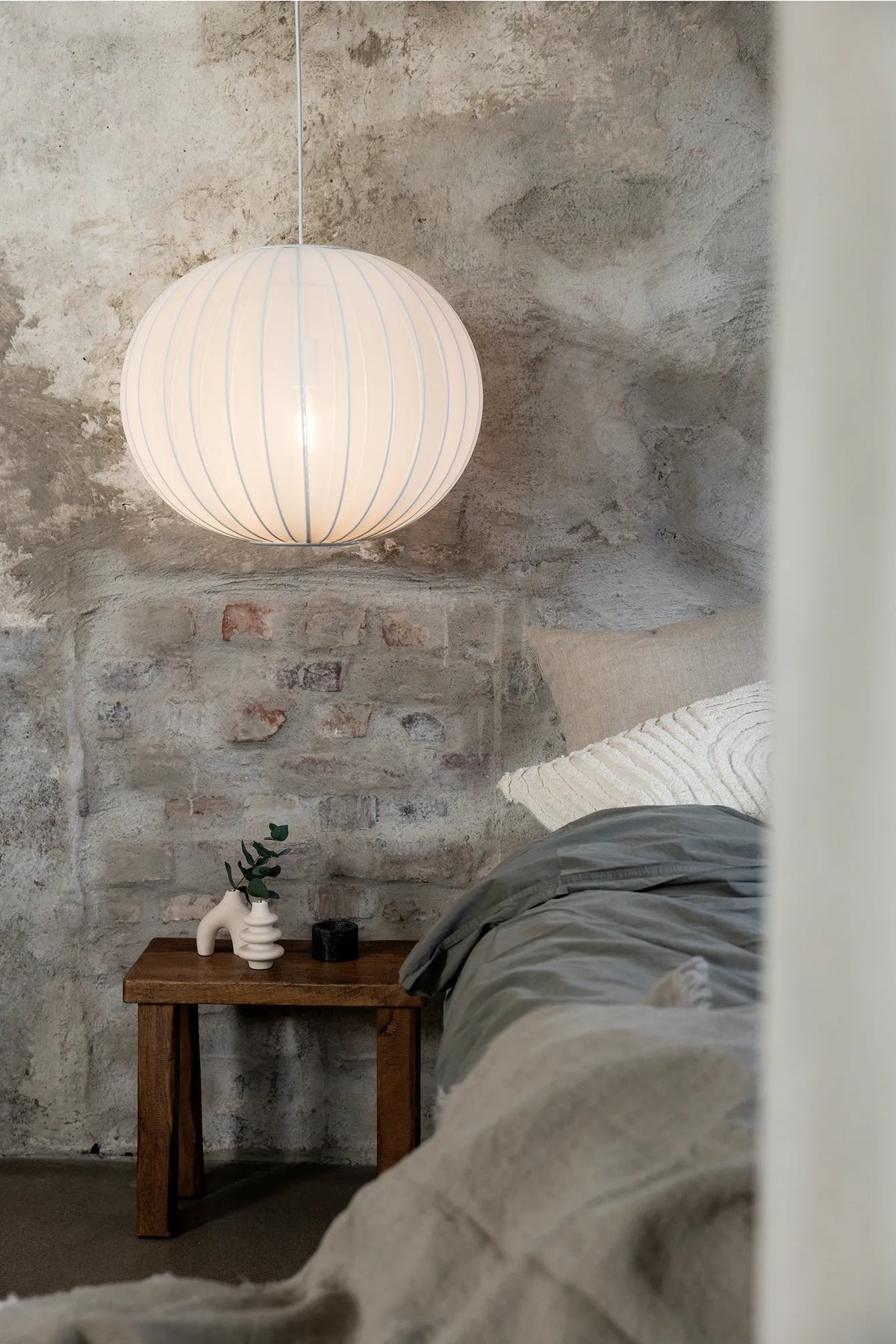 Florence Pendant White 50 cm