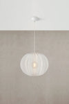Florence vit taklampa 50 cm stilren belysning | Florence white | Florence weiß Pendelleuchte minimalistische Beleuchtung