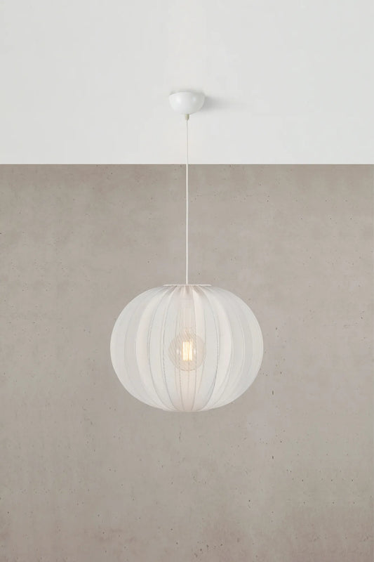 Florence vit taklampa 50 cm stilren belysning | Florence white | Florence weiß Pendelleuchte minimalistische Beleuchtung