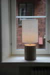 Can beige bordslampa belysning | Can beige table lamp | Can beige Tischlampe